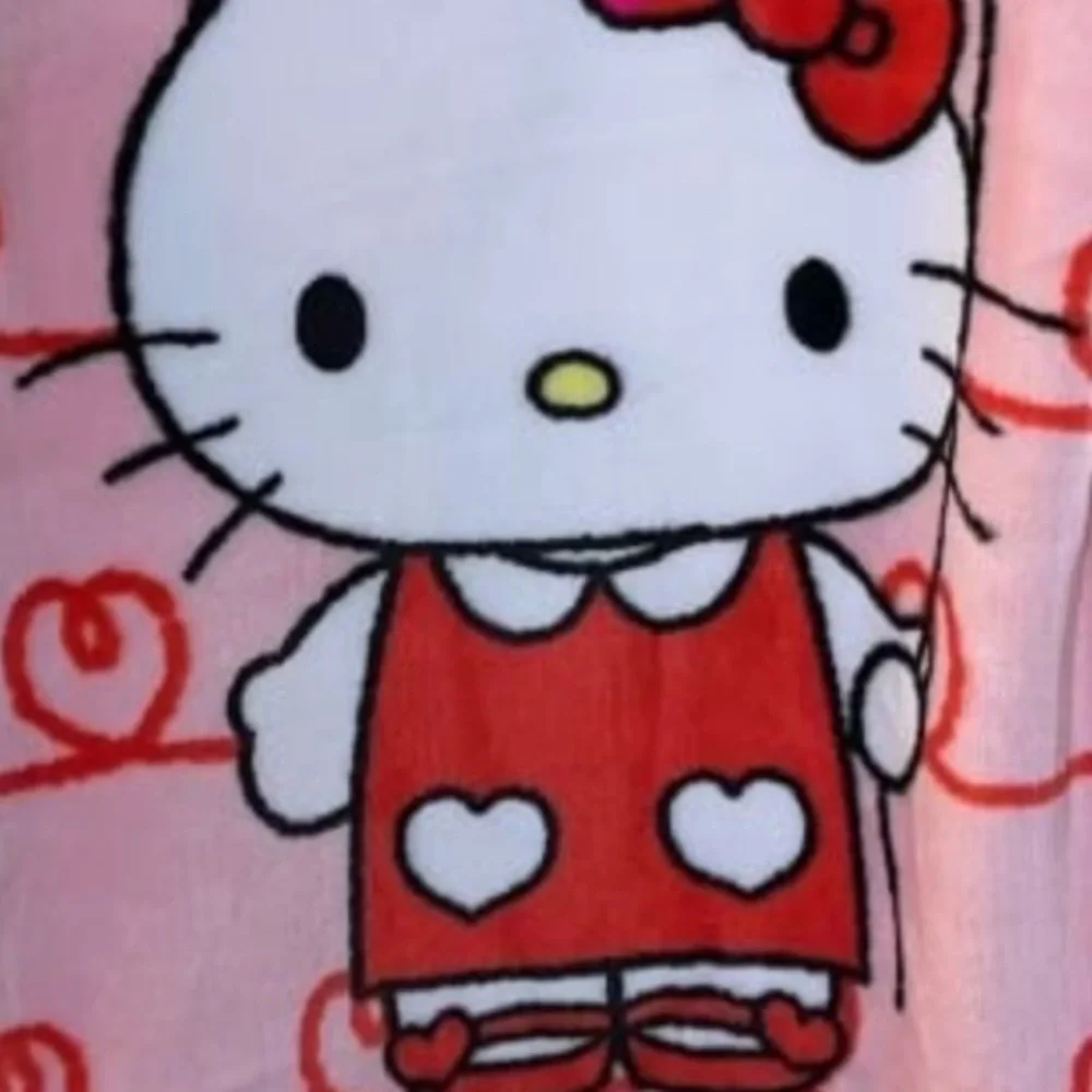 Hello Kitty Valentine's Day Hearts Plush Throw Blanket 💕
